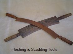 Fleshing &amp; Scudding Tools 23Aug2005 030