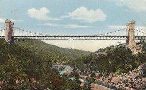 Circa 1910 Suspension Bridge German postcard
