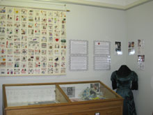 The displays depicting the history of the Willoughby Theatre Society, the Chatswood Musical Society and te Epicentre Theatre Company. The large banner depicting the Willoughby Theatre Society’s productions during its first 50 years is a feature object. 